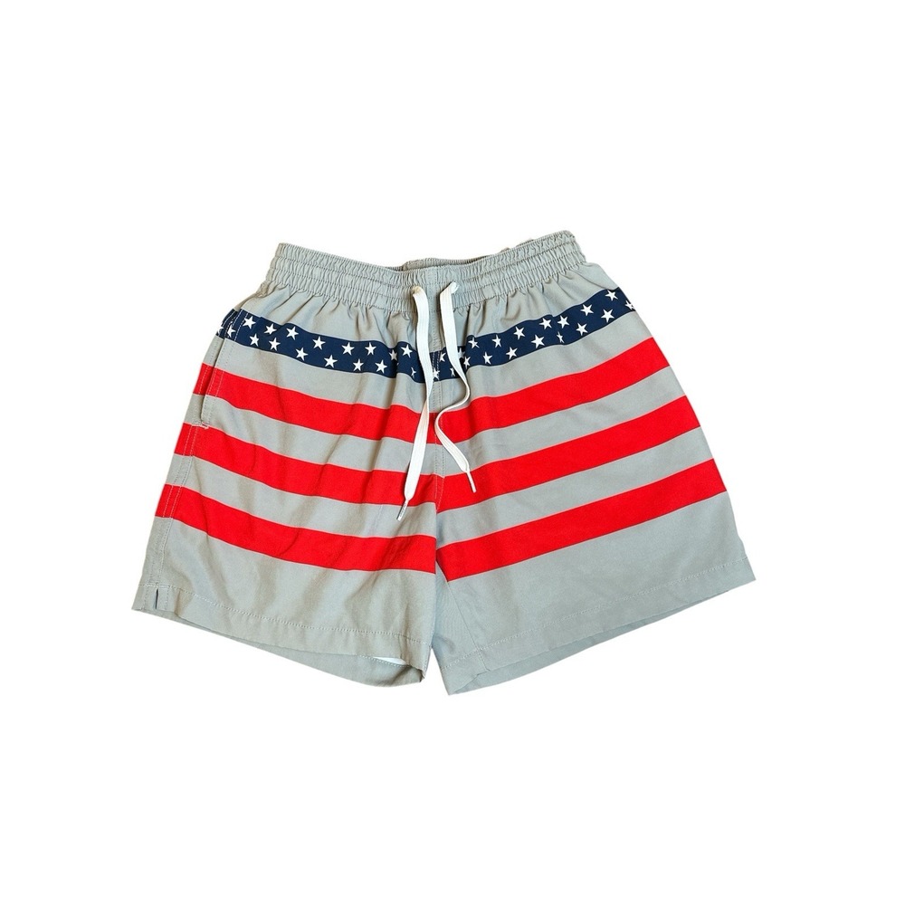 Chubbies American Flag Swim Trunks Bottoms Mens Small 5.5" Inseam